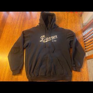 Danner Size Large Zip Up Hoodie